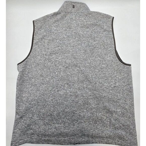 Izod Mens Gray Zip-Up Vest With Chest Pocket In XLG - Picture 2 of 4